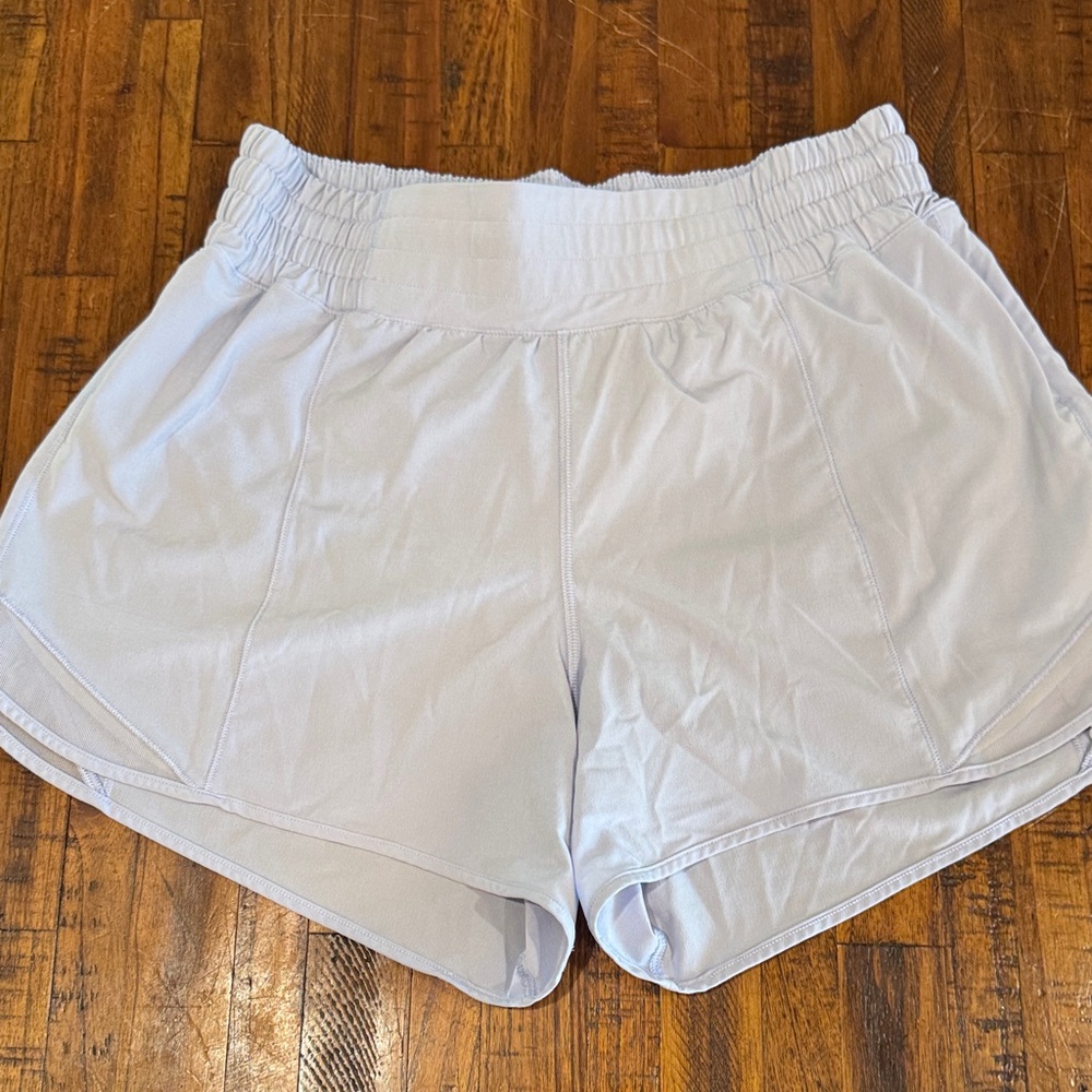 Lululemon Hotty Hot 4 Long Light blue Shorts